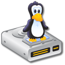 Hard Drive Linux 1 Icon, Hard Drive Linux 1,iCandy Junior,System,