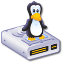 Hard Drive Linux 2 Icon, Hard Drive Linux 2,iCandy Junior,System,