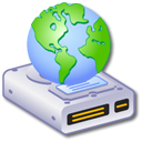 Hard Drive Network 2 Icon, Hard Drive Network 2,iCandy Junior,System,