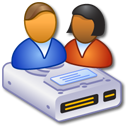 Hard Drive Users 2 Icon, Hard Drive Users 2,iCandy Junior,System,