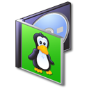 Linux CD 1 Icon, Linux CD 1,iCandy Junior,System,