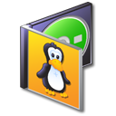 Linux CD 2 Icon, Linux CD 2,iCandy Junior,System,