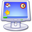 Monitor 4 Icon, Monitor 4,iCandy Junior,System,