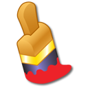 Paintbrush 1 Icon, Paintbrush 1,iCandy Junior,System,