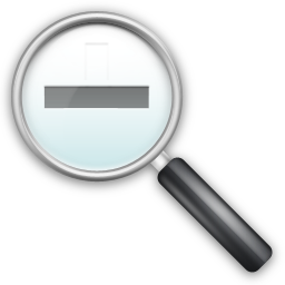 Misc Zoom Out Icon, Misc Zoom Out,iVista 2,System