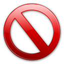 Banned Icon, Banned,iVista Mac,System,http://gakuseisean.deviantart.com/art/iVista-Mac-Icons-34217849