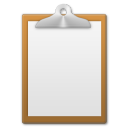 Clipboard Icon, Clipboard,iVista Mac,System,http://gakuseisean.deviantart.com/art/iVista-Mac-Icons-34217849