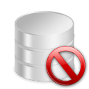 Delete Database Icon, Delete Database,iVista Mac,System,http://gakuseisean.deviantart.com/art/iVista-Mac-Icons-34217849