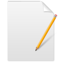 Edit file Icon, Edit file,iVista Mac,System,http://gakuseisean.deviantart.com/art/iVista-Mac-Icons-34217849