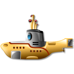 yellow submarine Icon, yellow submarine,Brilliant Transportation,Transport