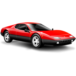 Classic car red Icon, Classic car red,Classic Car,Transport,