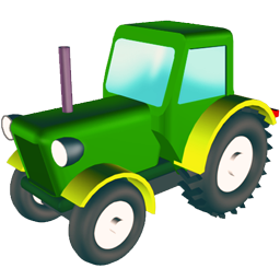 Wheeled tractor Icon, Wheeled tractor,Standard Transport,Transport