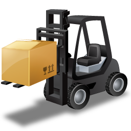 ForkliftTruck Loaded Icon, ForkliftTruck Loaded,Transport 1,Transport