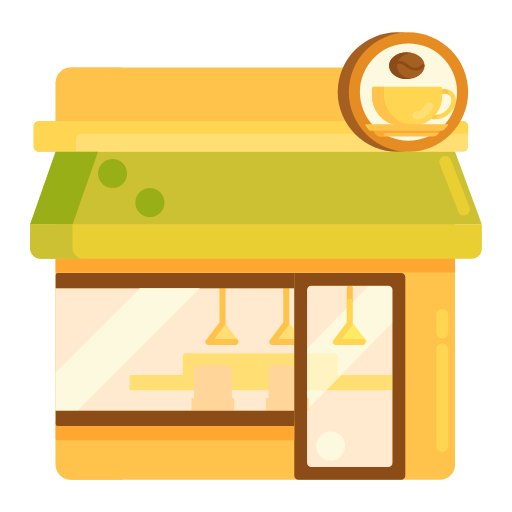 Coffee Shop Icon | Free SVG & PNG Download | IconEasy