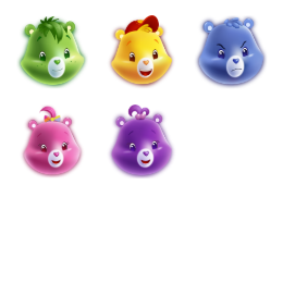 Care Bears Icons Set