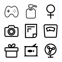 Pet Care & Transport  Icons Set