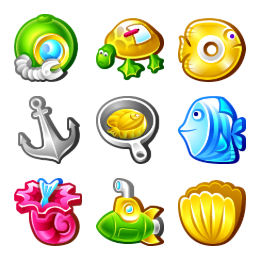 Underwater Icons Set