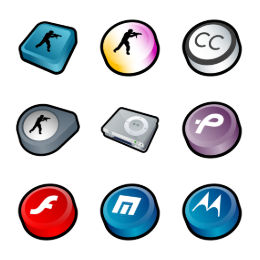 3D Cartoon Icons Pack II Icons Set
