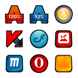 3D Cartoon Icons Pack III Icons Set
