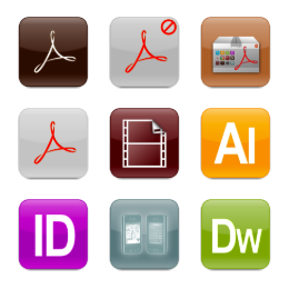 Adobe Mac Icons Set