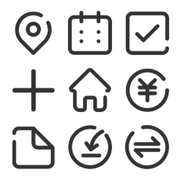 Advertising Union Admin  Icons Set