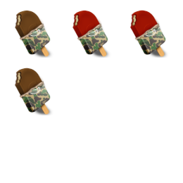 Bape x Candy bar Icons Set