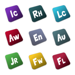 Comic Adobe CS3 Icons Set