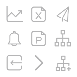 Company Staff 360  Icons Set