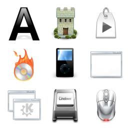 Crystal Project Application Icons Set
