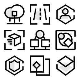 Data Technology  Icons Set