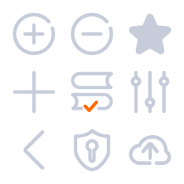 Educational Application  Icons Set