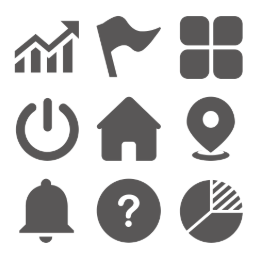 Firefighting Management Platform  Icons Set