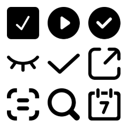 General Big Data Platform  Icons Set