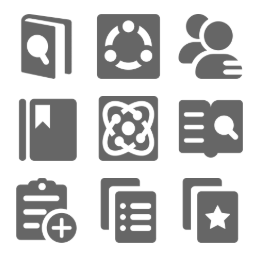 Library System  Icons Set
