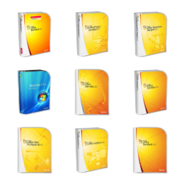 Microsoft 2007 Boxes Icons Set