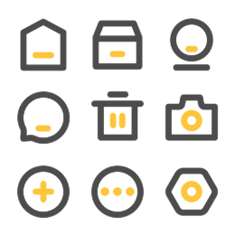 Mobile App  Icons Set