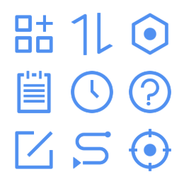 Opinion Management  Icons Set