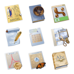 Paradise Applications Icons Set