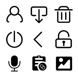 PBM Basic Drug App  Icons Set