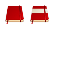 Red Moleskine Icons Icons Set
