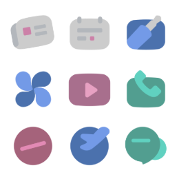 Smart Assistant Feature  Icons Set