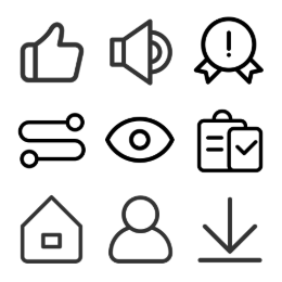 Stock Market Mobile  Icons Set