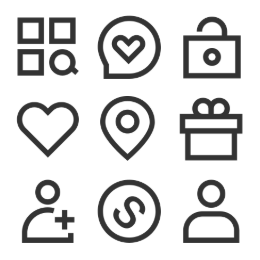 User Account & Privilege  Icons Set