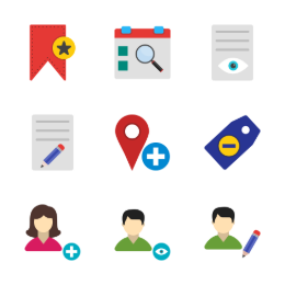 User Interface Flat  Icons Set