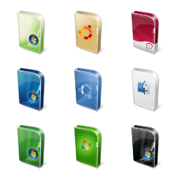 Vista Like Boxes Icons Set