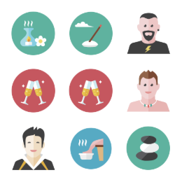 Wellness & Retail App  Icons Set