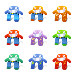 Creatures Cutes Icons Set