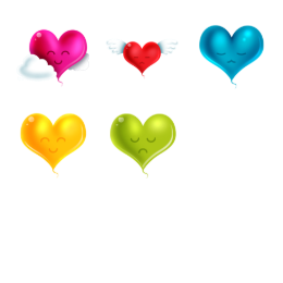 Hearts Icons Set