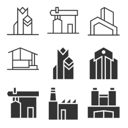 House & Architecture  Icons Set
