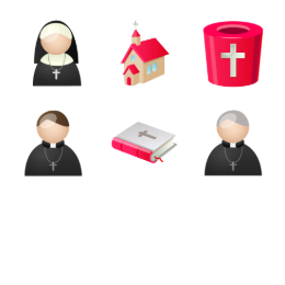 Religion Vista Icons Set